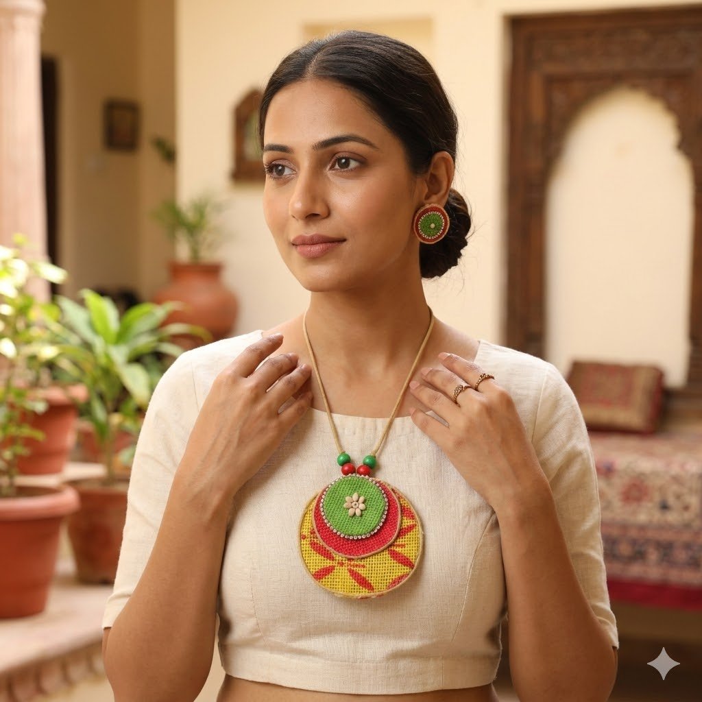 Puja  jute jewellery