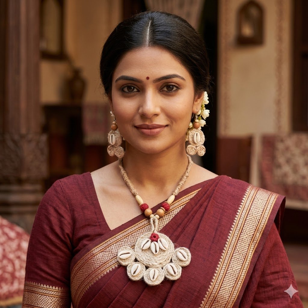 Neelam jute jewellery