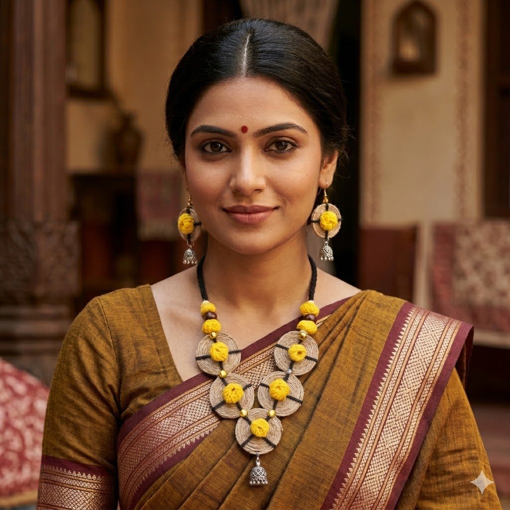 Vishu jute jewellery