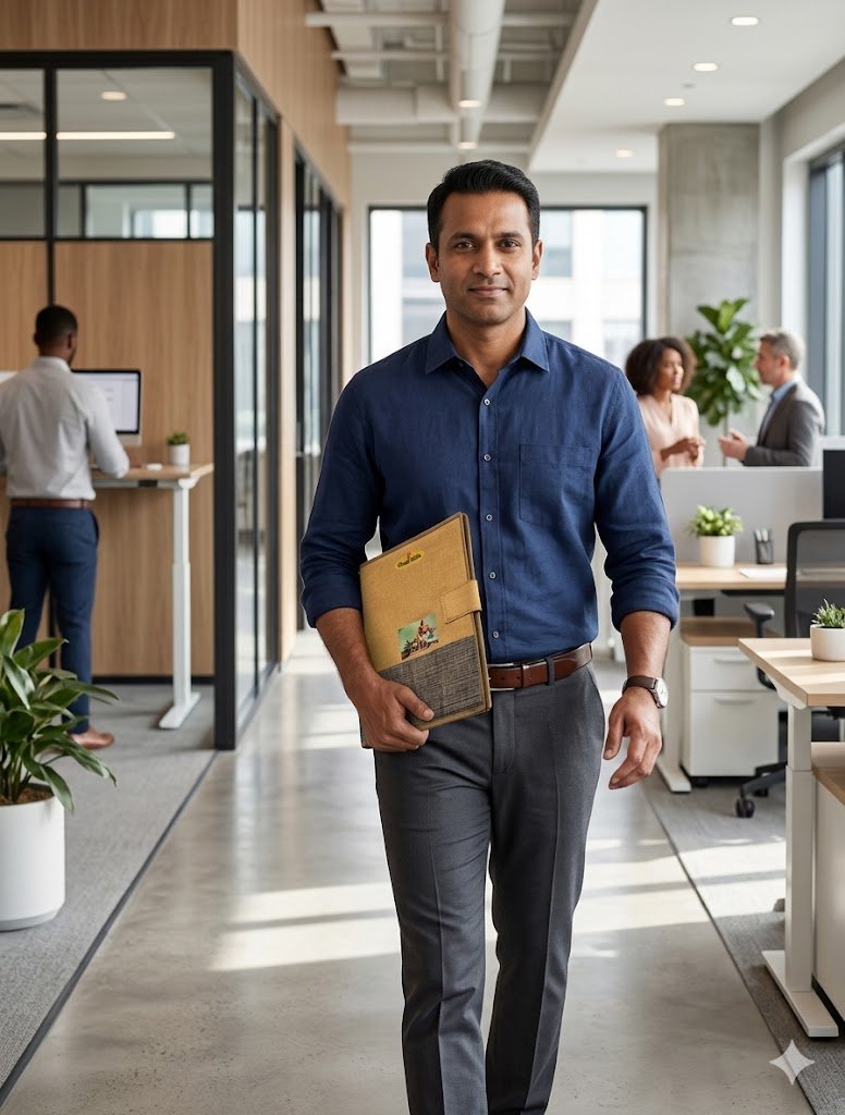 Aarohi jute file folder