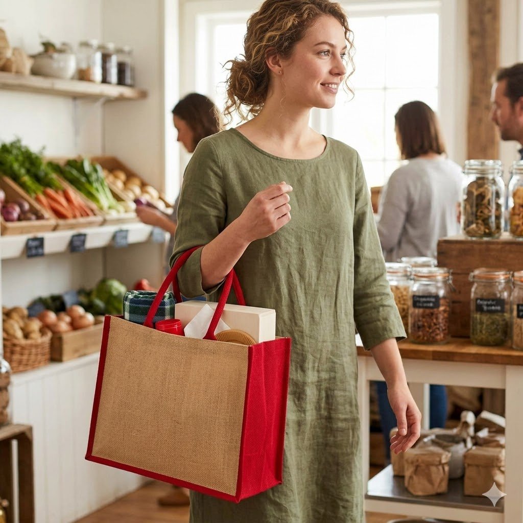 Plain eco jute pack of 60 pcs